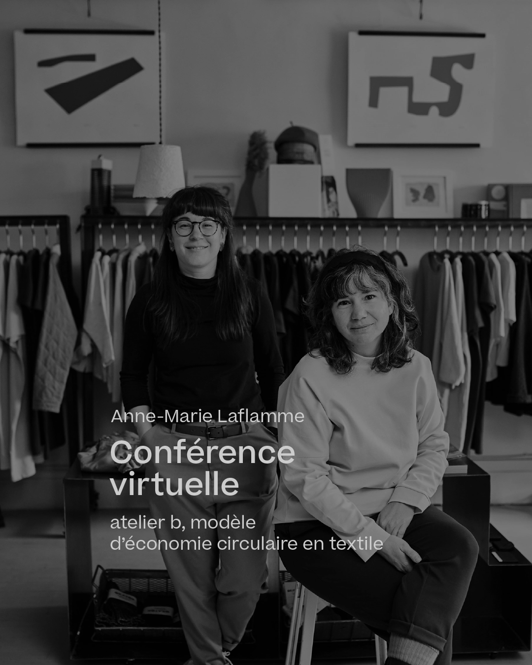 Conférence virtuelle | ??????? ?, modèle d’économie circulaire en textile avec Anne-Marie Laflamme